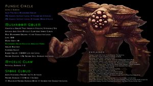 D2R Proposal 13 - Mushroom Golem - Inherits Struck Striking / Die / Affixes - Venom small