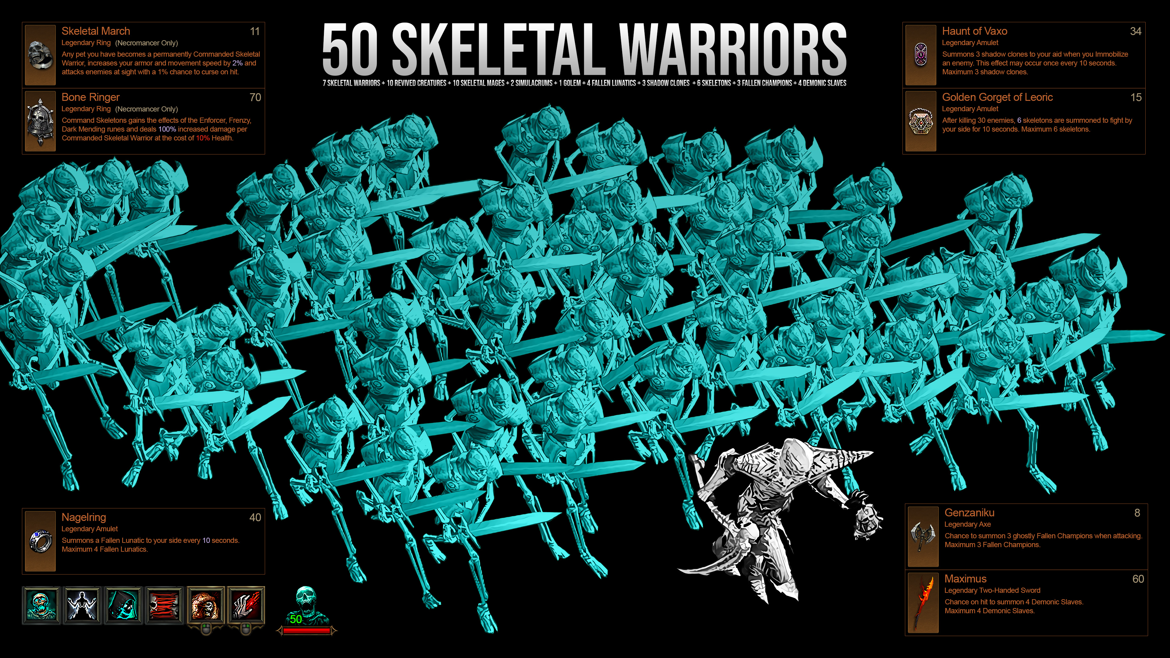 S26 Proposal - 50 Skeletal Warriors Army