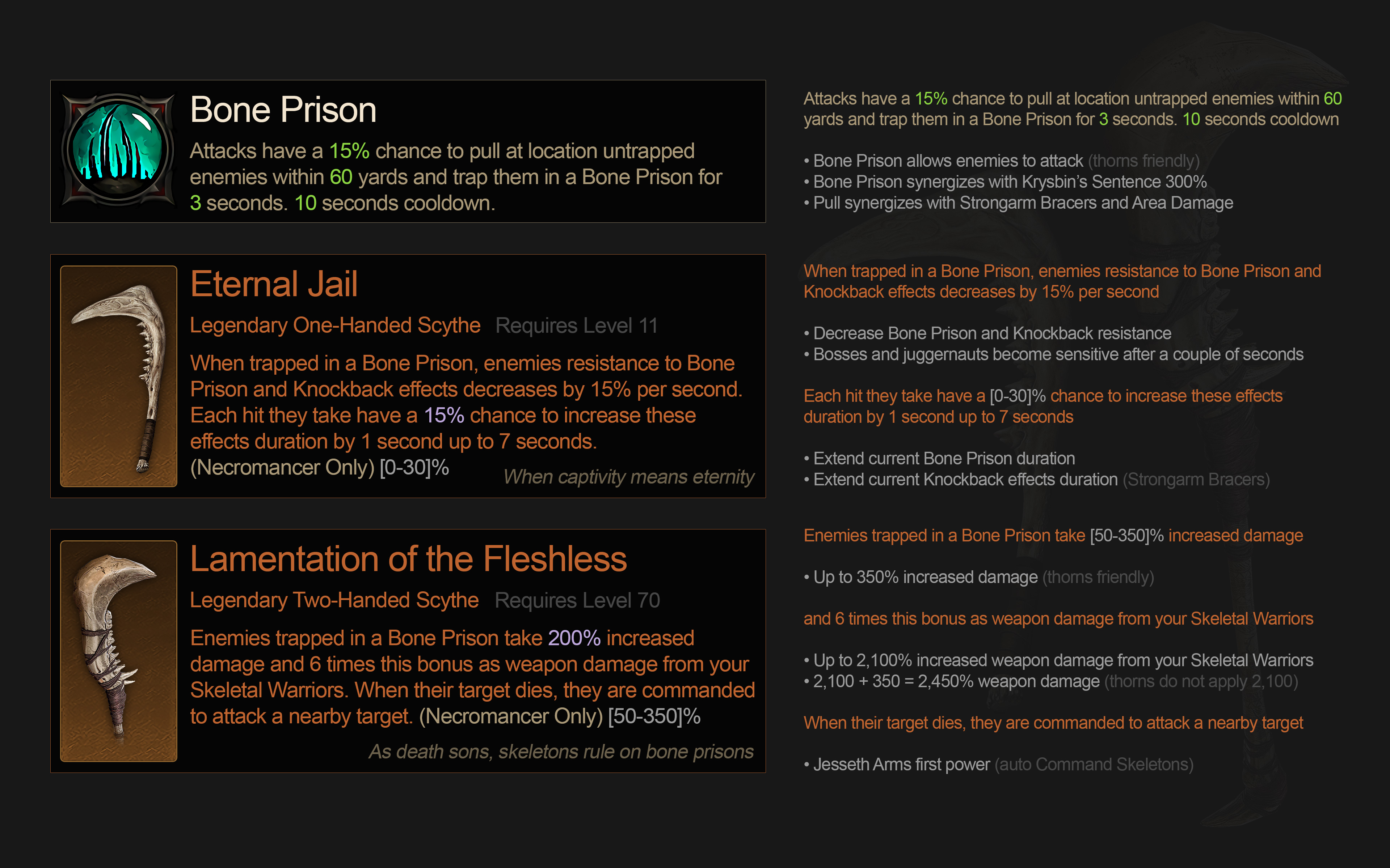 S26 Proposal - Bone Prison + Skeletal Warriors