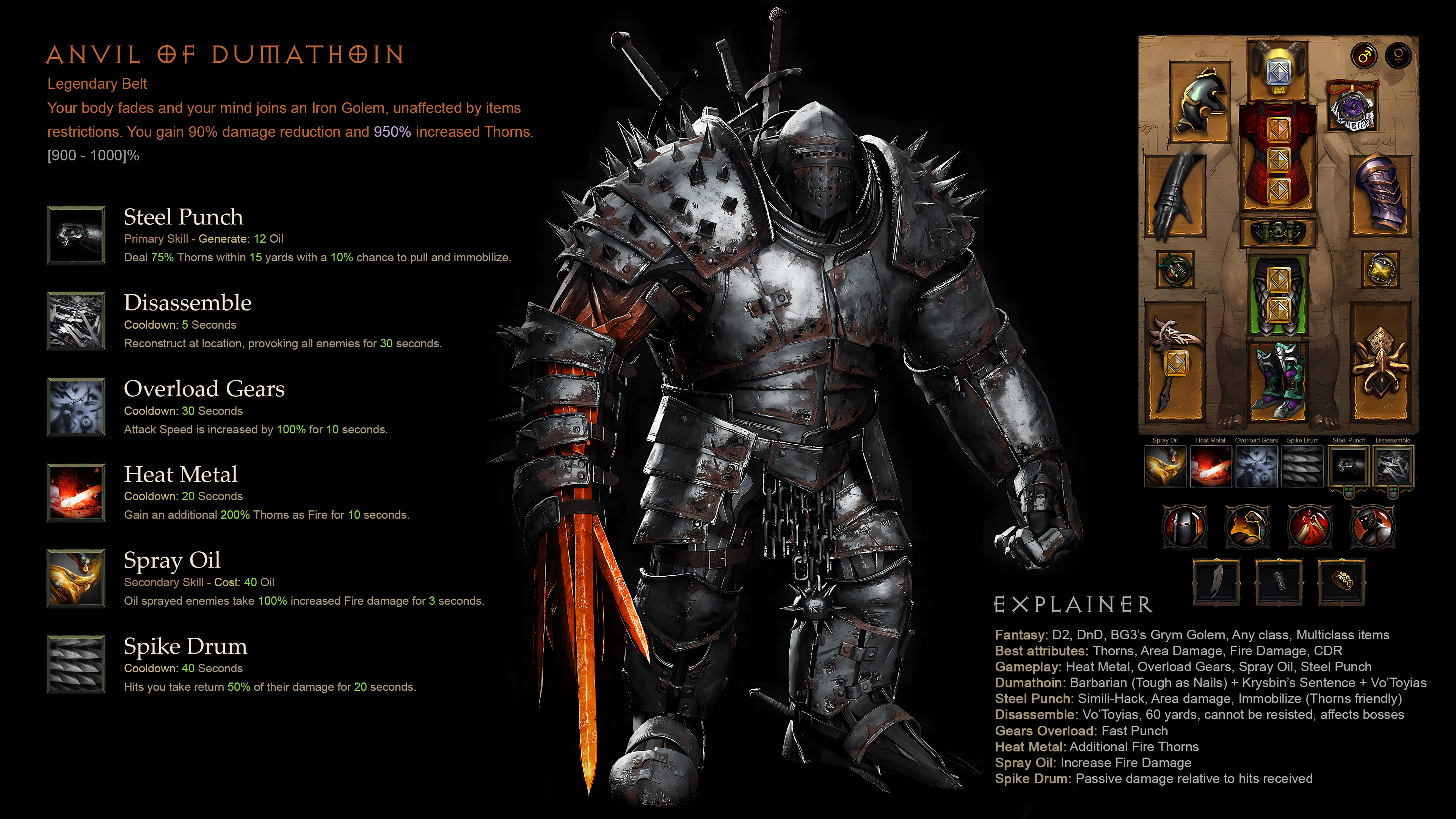 S53 Proposal - Barbarian - Iron Golem - Fire Thorns