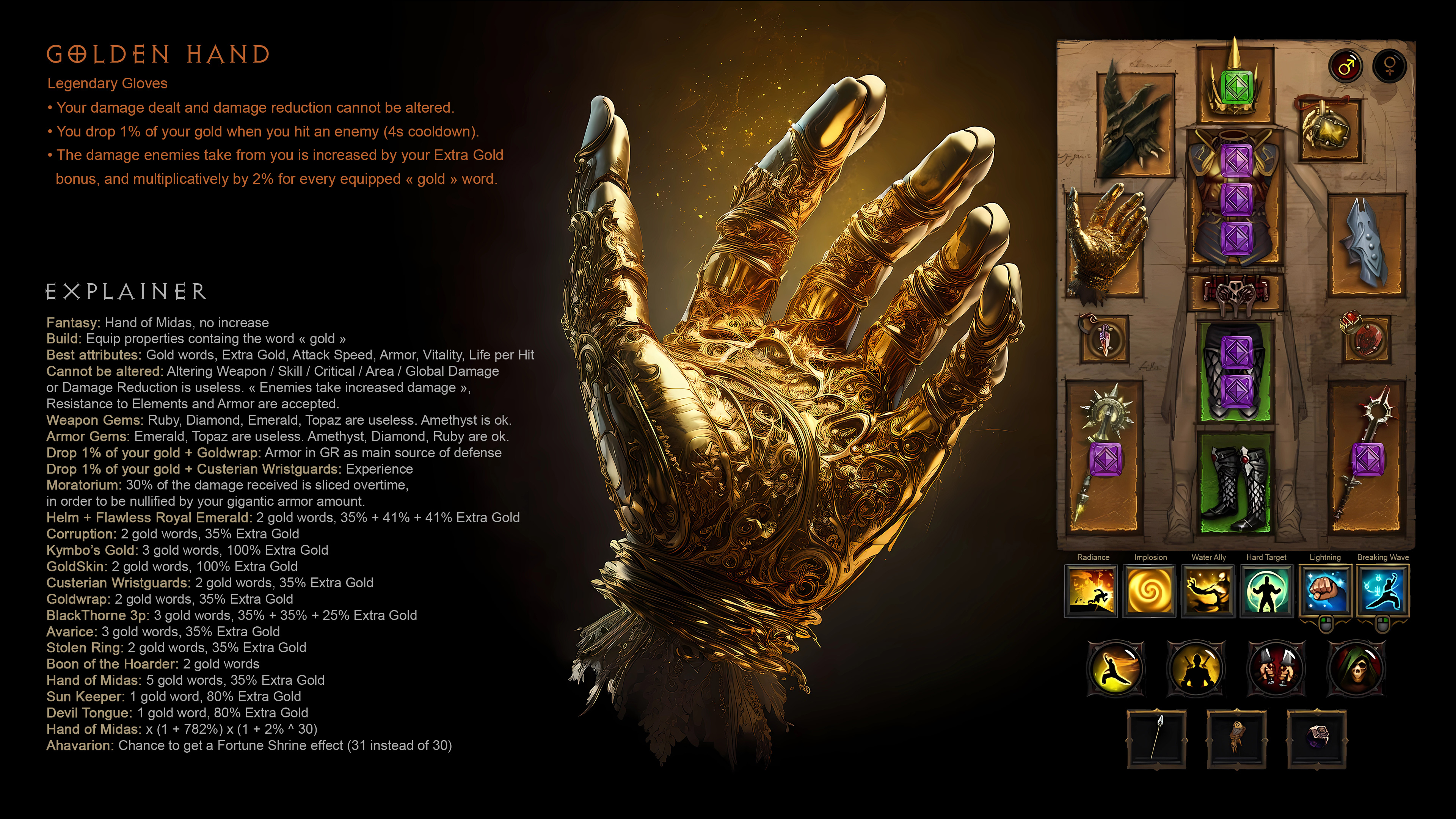 S66 - Golden Hand - Hand of Midas